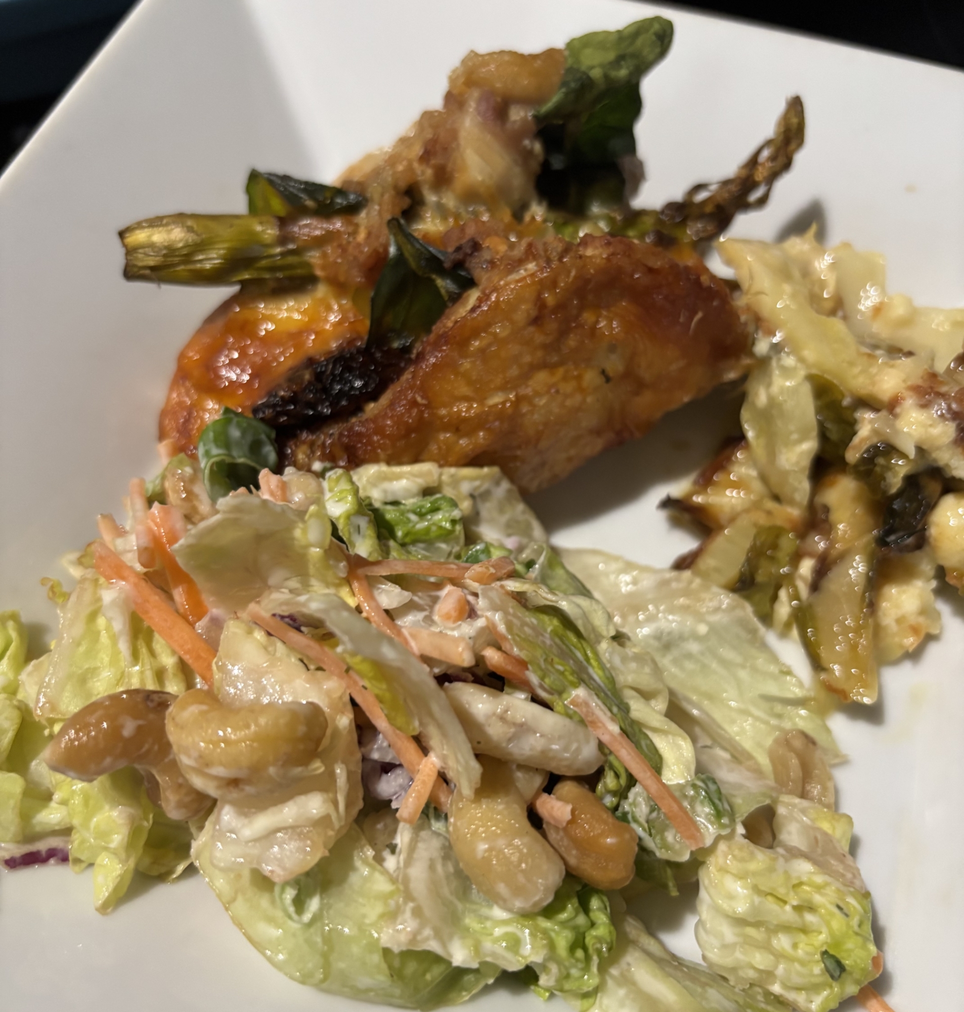 鶏肉で野菜挟み焼き