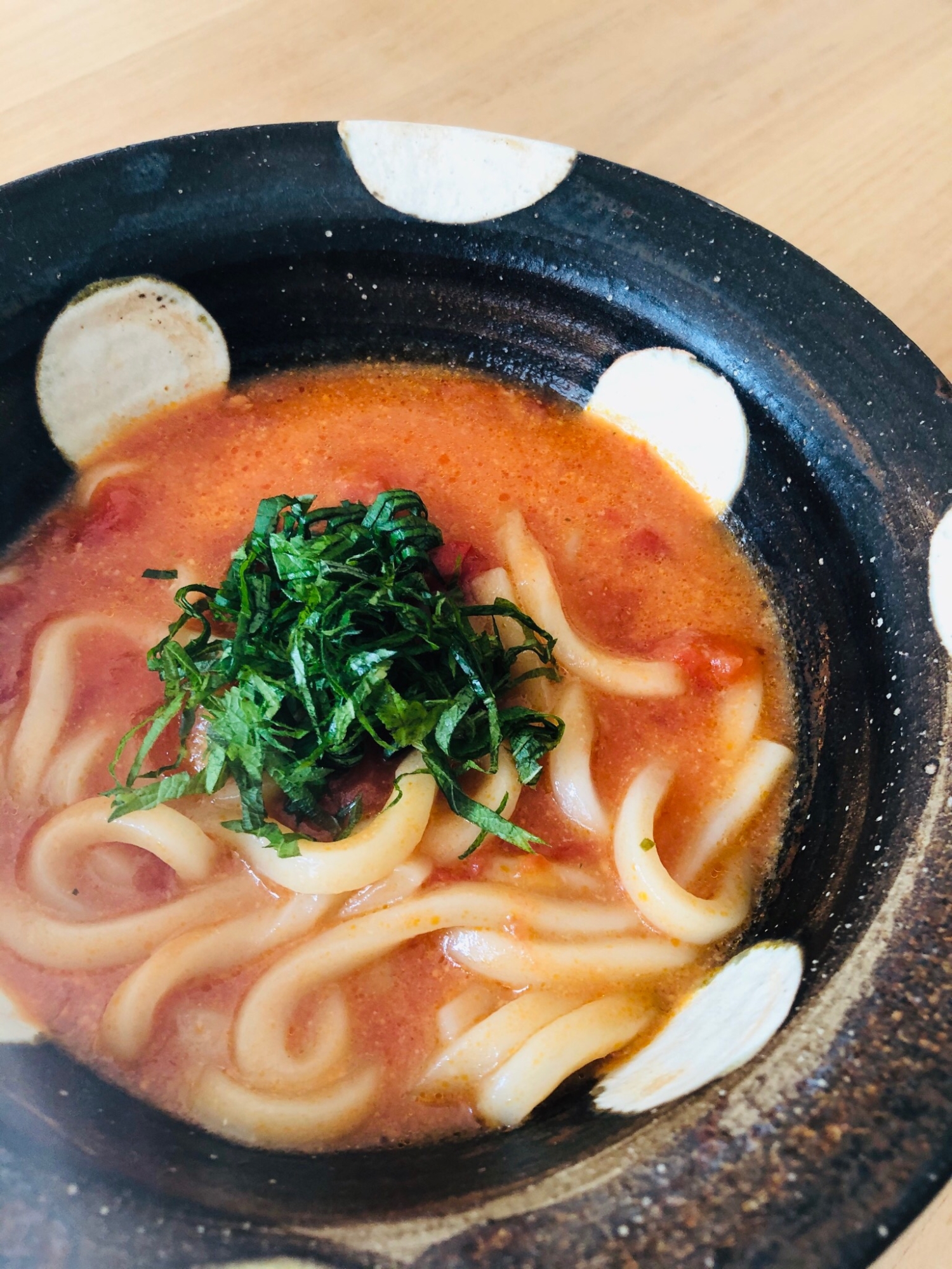 トマトチーズうどん