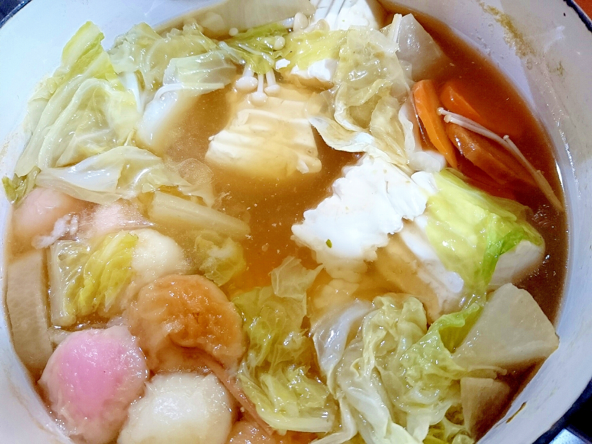 【うま塩】白菜きゃべつと豆腐と具だぐさん鍋