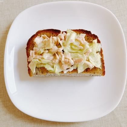 ５分！？+ツナ❤コールスローの具でホットサンド♪