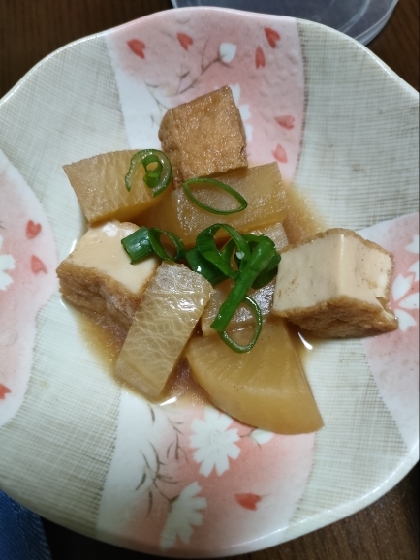 厚揚げと大根の煮物