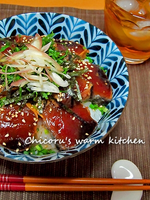 しっとり美味 鰹たたきの漬け丼 レシピ 作り方 By Chicoru 楽天レシピ