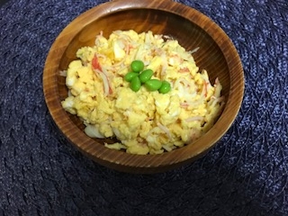 ネギが無かったので枝豆で代用しました。とっても美味しく作ることが出来ました。ごちそう様でした。