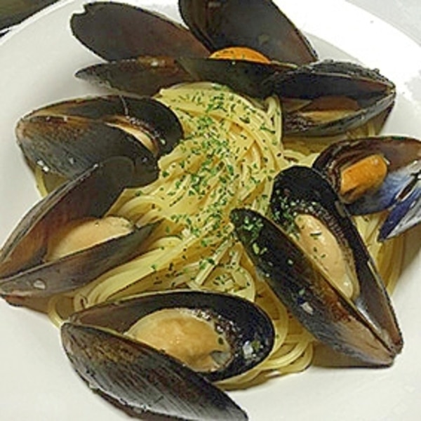 超簡単 ムール貝の白ワイン蒸しパスタ レシピ 作り方 By ちぇそな 楽天レシピ 超簡単 ムール貝の白ワイン蒸しパスタ レシピ 作り方 By ちぇそな 楽天レシピ