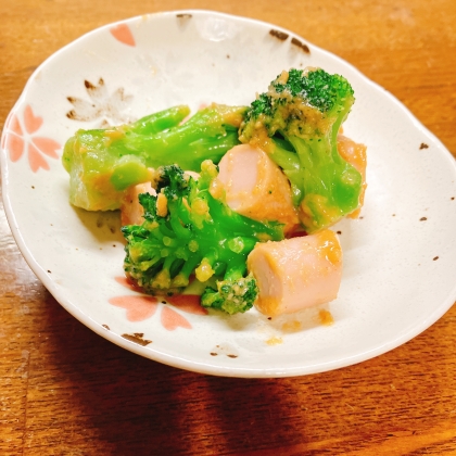 ブロッコリーと魚ニソde簡単甘辛味噌炒め