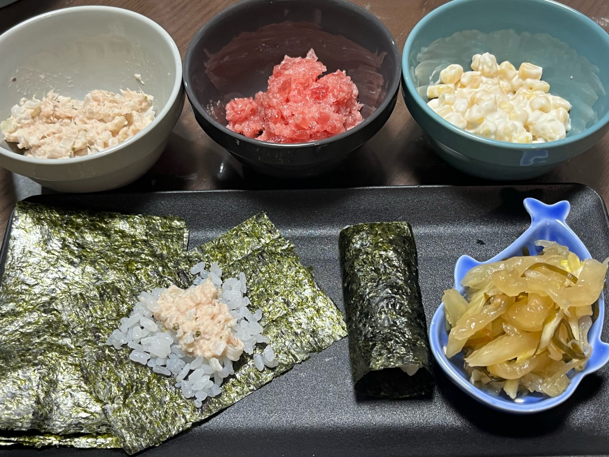 ⭐️簡単レシピ⭐️手巻き寿司の具材3種