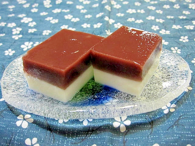 二色水ようかん レシピ 作り方 By けいちゃん088 楽天レシピ