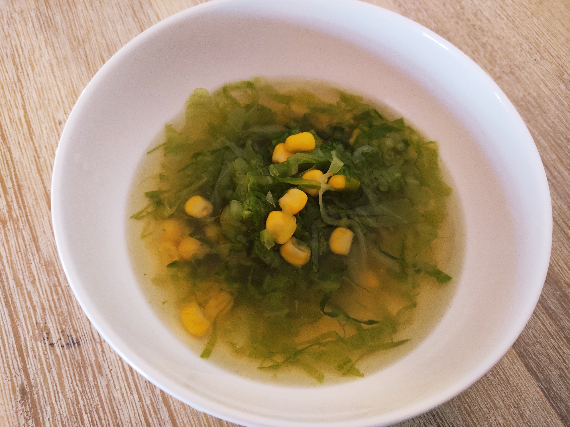 あったか 千切りキャベツとコーンのコンソメスープ レシピ 作り方 By Makicchi 楽天レシピ