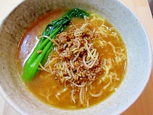 ひき肉もやしの味噌ラーメン