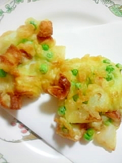 衣サクサク えんどうのかき揚げ レシピ 作り方 By やなママ 楽天レシピ