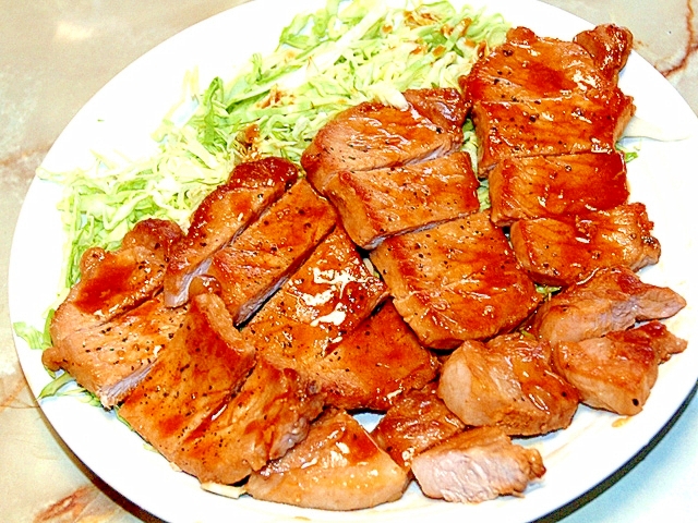 豚ロース切り身のポークステーキ ワインソースで レシピ 作り方 By Torezu 楽天レシピ 豚ロース切り身のポークステーキ ワインソースで レシピ 作り方 By Torezu 楽天レシピ