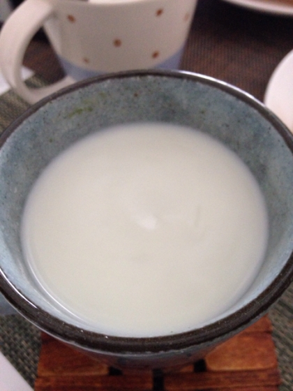 簡単☆ハニー抹茶ミルク