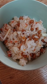 幼児食 簡単朝ごはん 納豆混ぜご飯