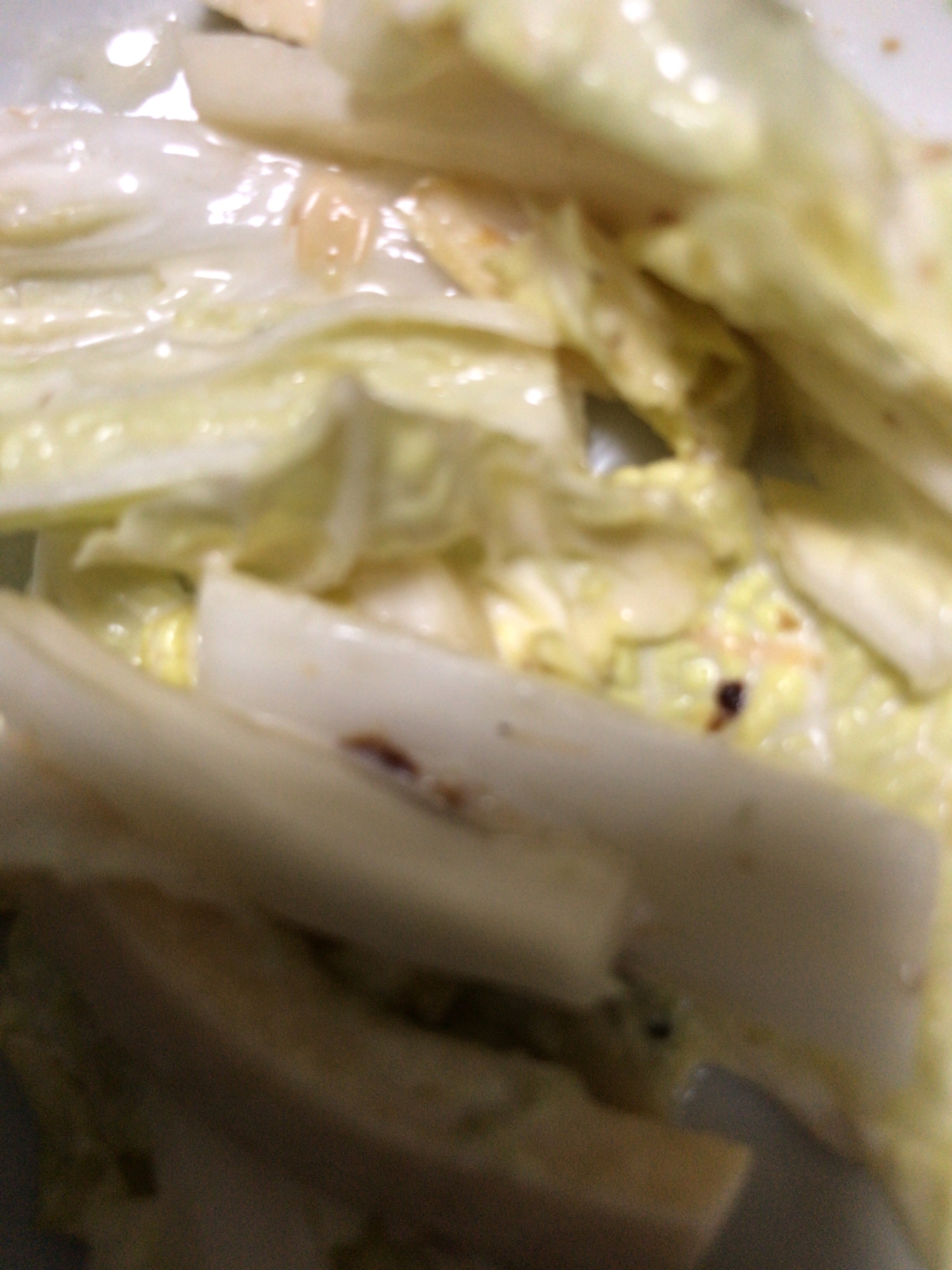 白菜と塩昆布、マヨネーズサラダ