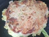 オートミールと強力粉でもっちりお豆腐お好み焼き