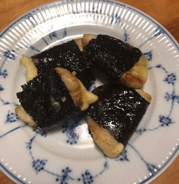 ハマチの磯辺天