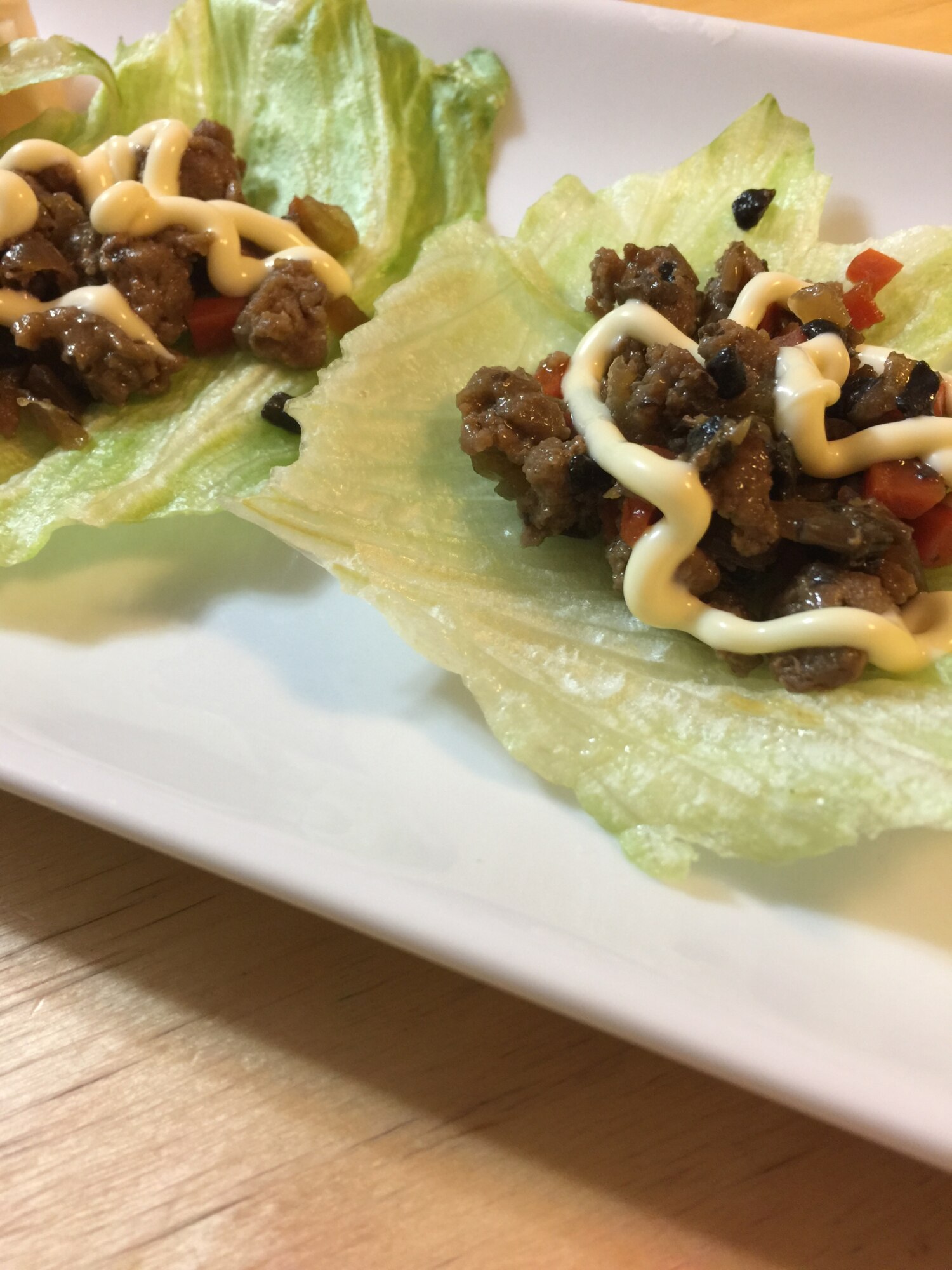 スロークッカーテックスメックスレタスラップのレシピ