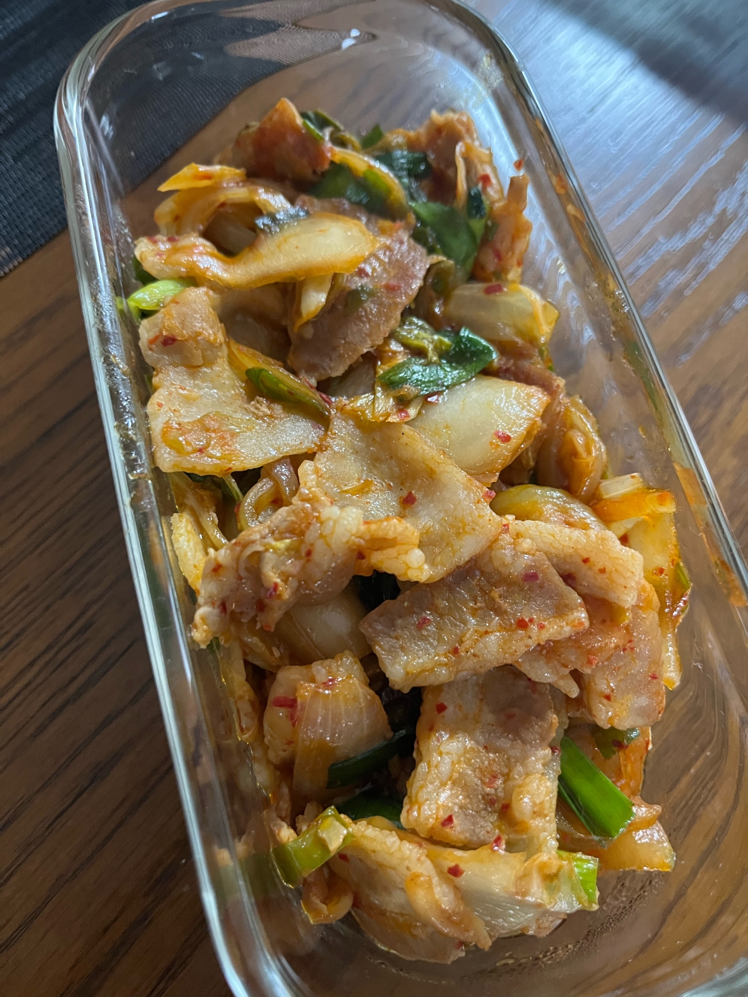 簡単！豚キムチ