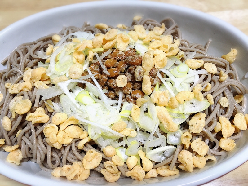 シンプルな納豆蕎麦