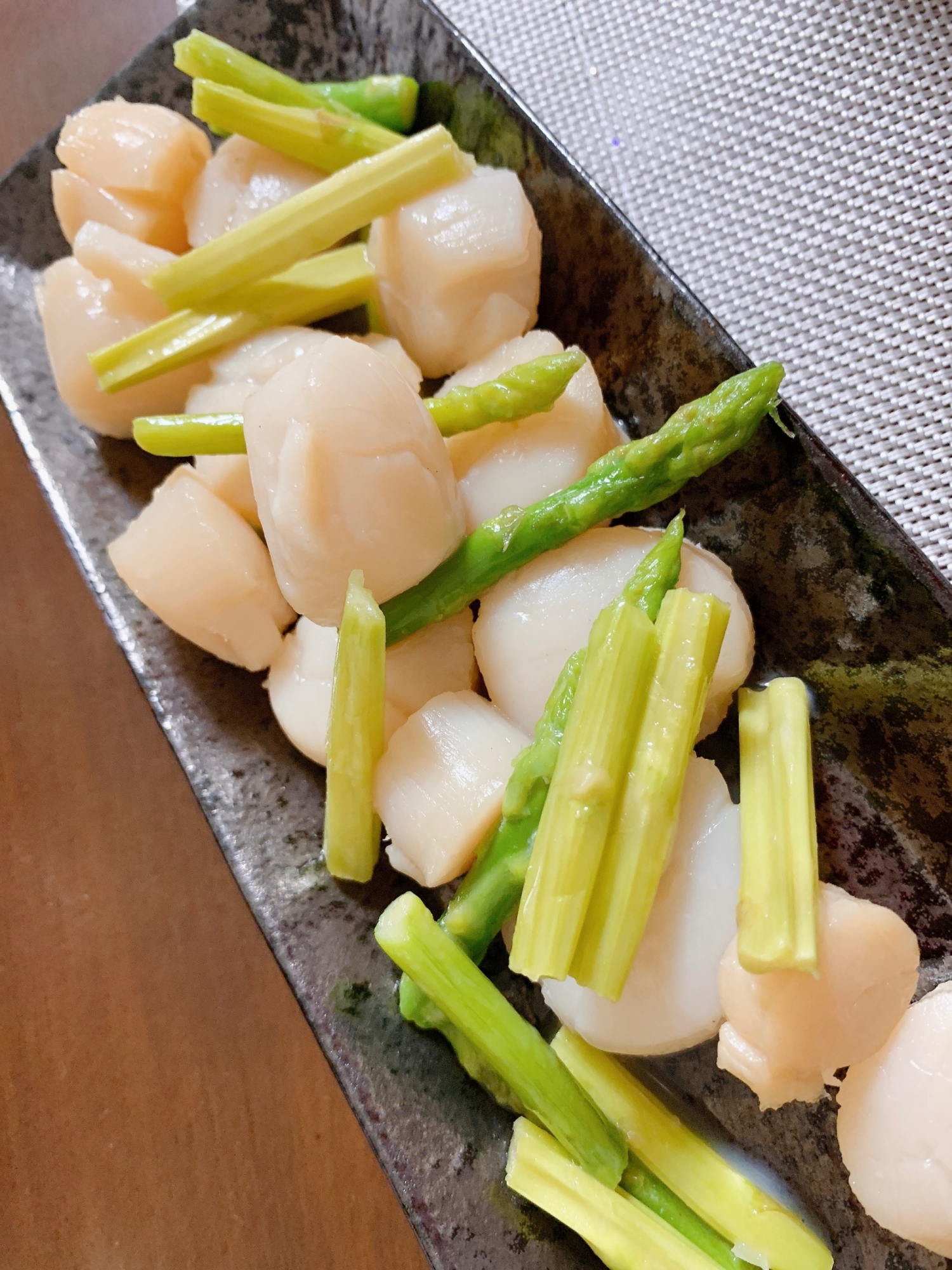 アスパラとホタテのバター炒め レシピ 作り方 By M A 楽天レシピ