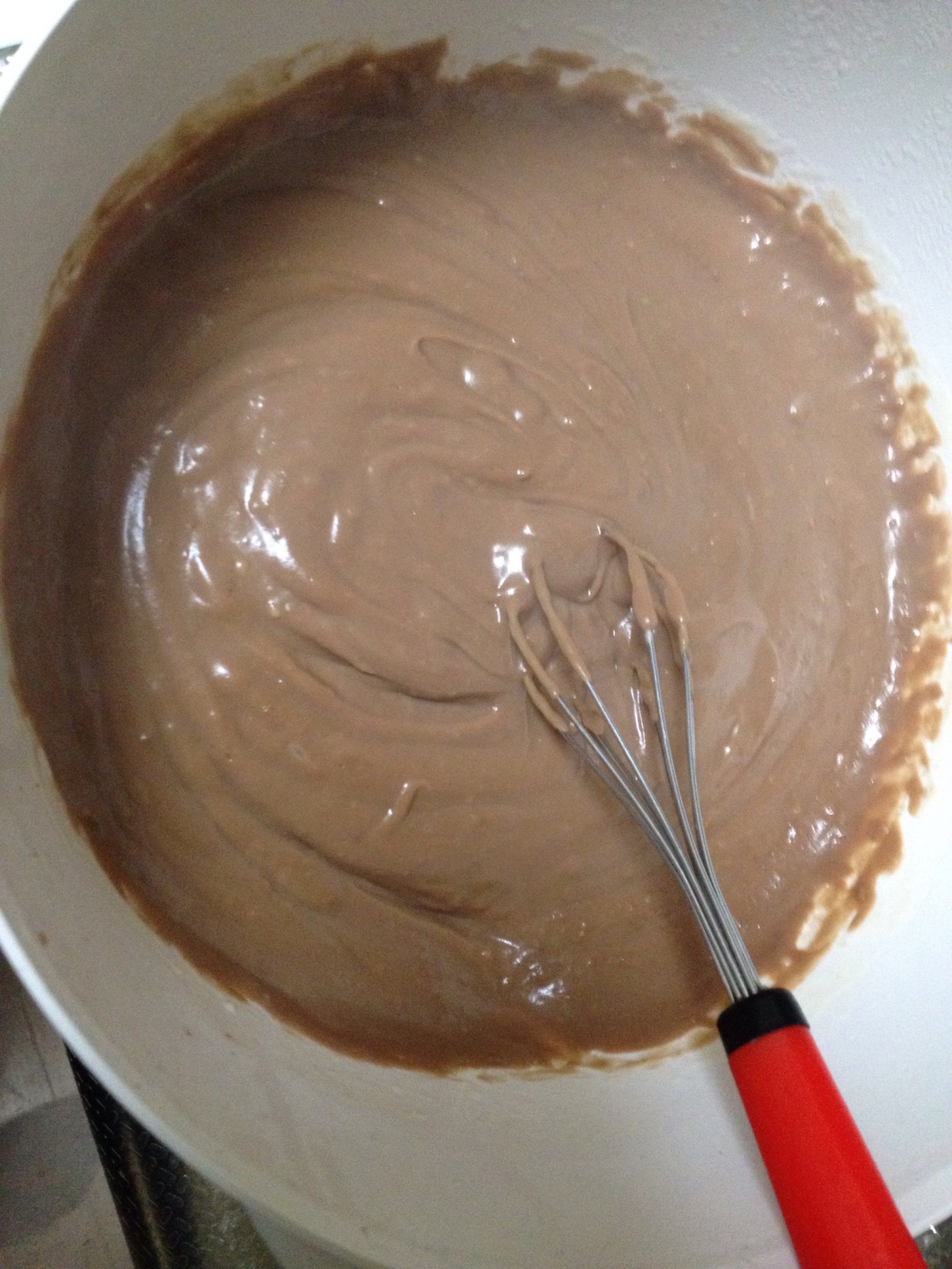 全卵使用★レンジでチョコカスタードクリーム