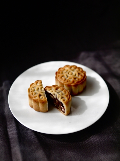 中秋節に♪黒糖胡桃月餅