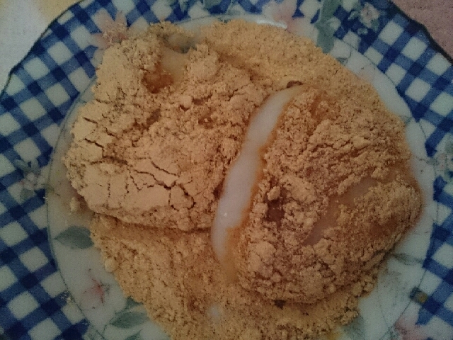 ココナッツオイルきな粉餅