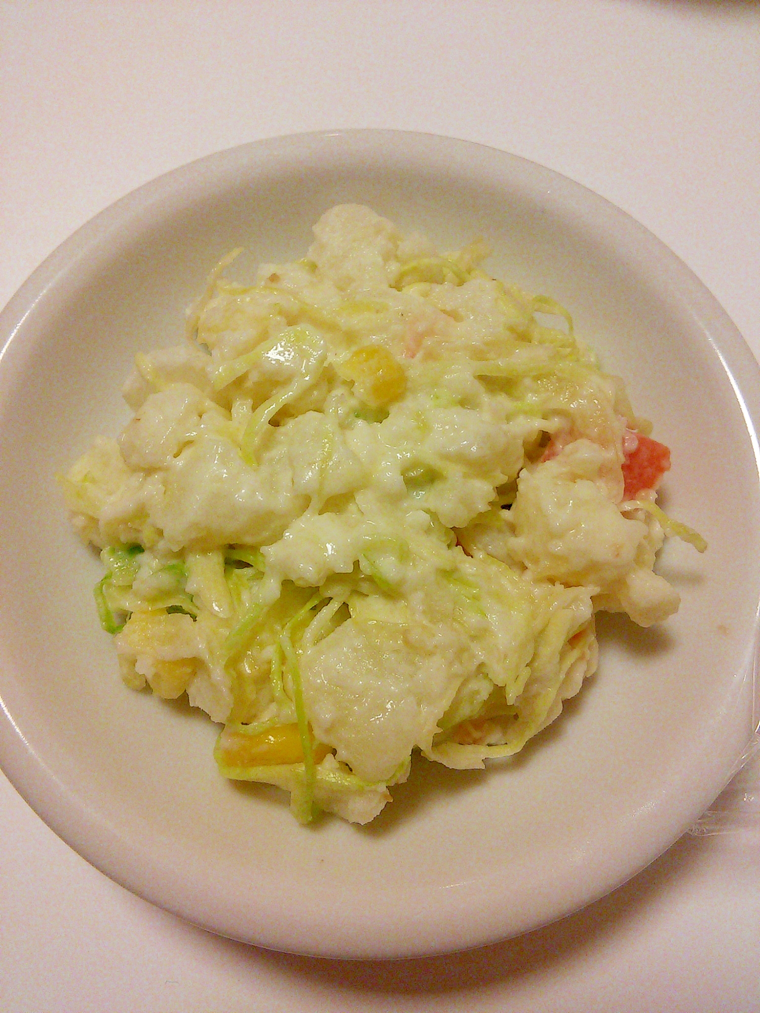 白菜とコーンとニンジン入り ポテトサラダ レシピ 作り方 By みずたまsweet 楽天レシピ