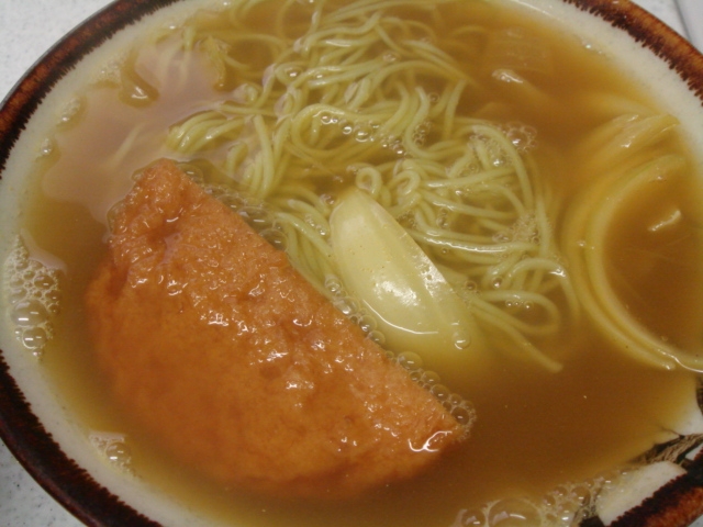 おでんの残りでカレー風味にゅう麺