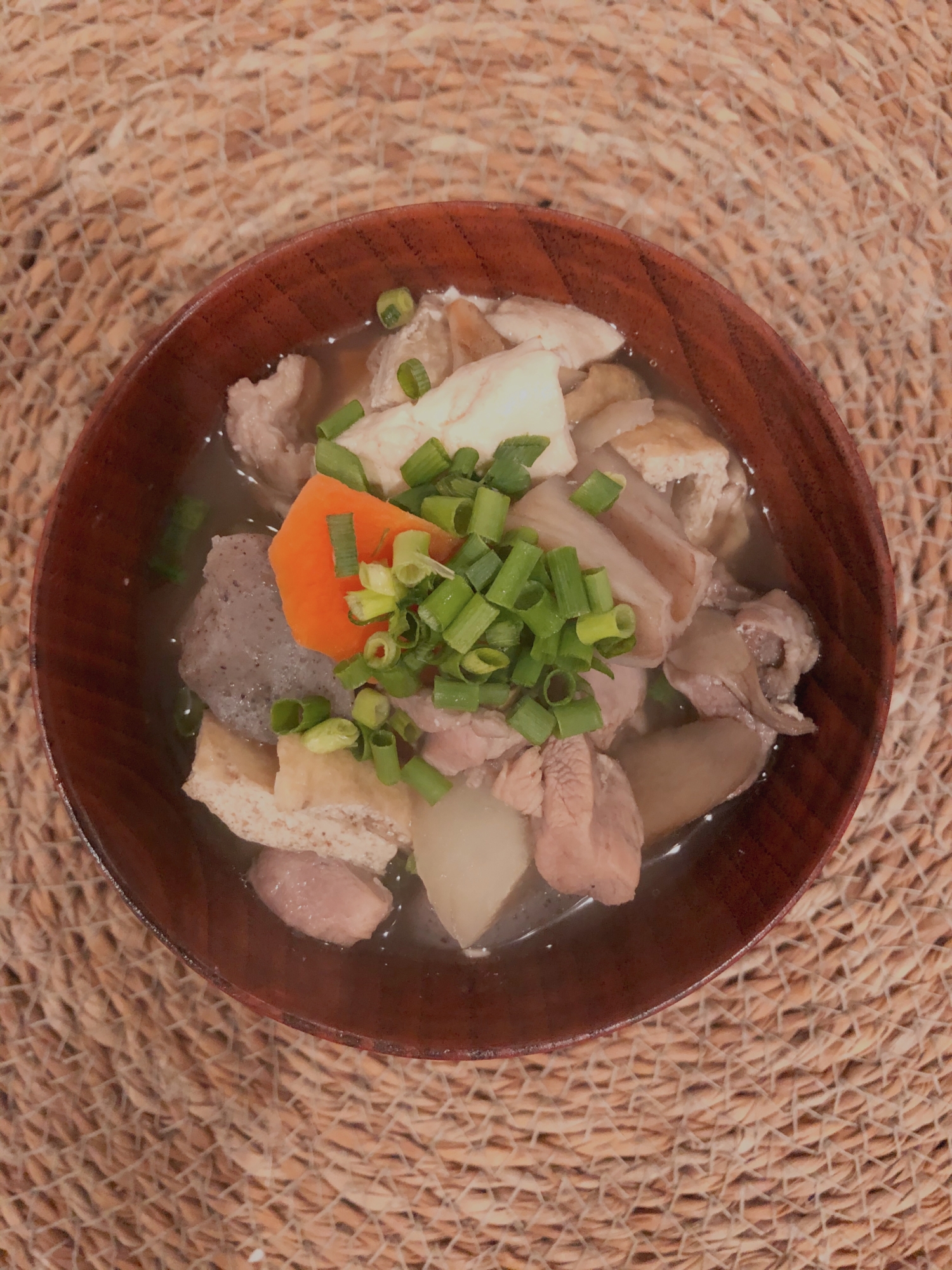 *食べるお汁*ゴロゴロ具材のけんちん汁風