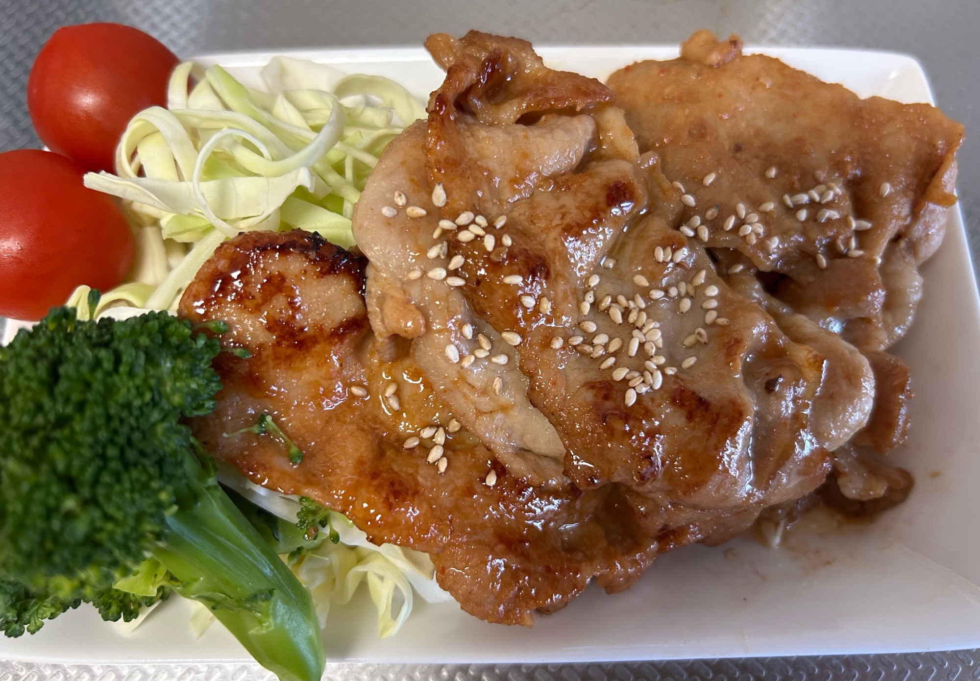 ＊焼き肉のタレで豚の生姜焼き＊