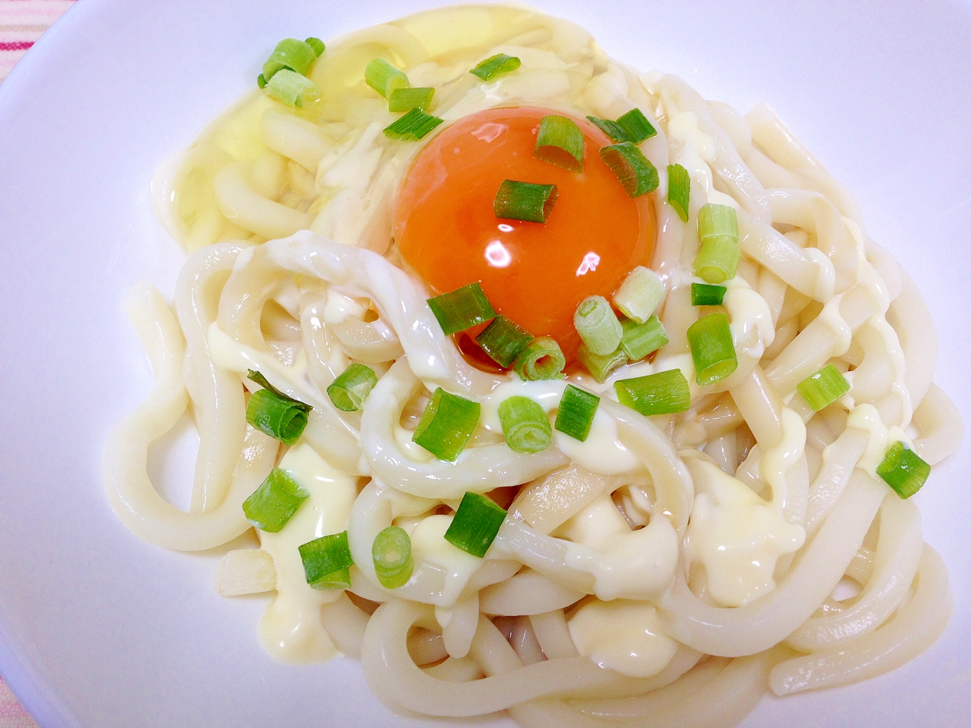 マヨネーズでコクうま 釜玉うどん レシピ 作り方 By うーころちゃん 楽天レシピ
