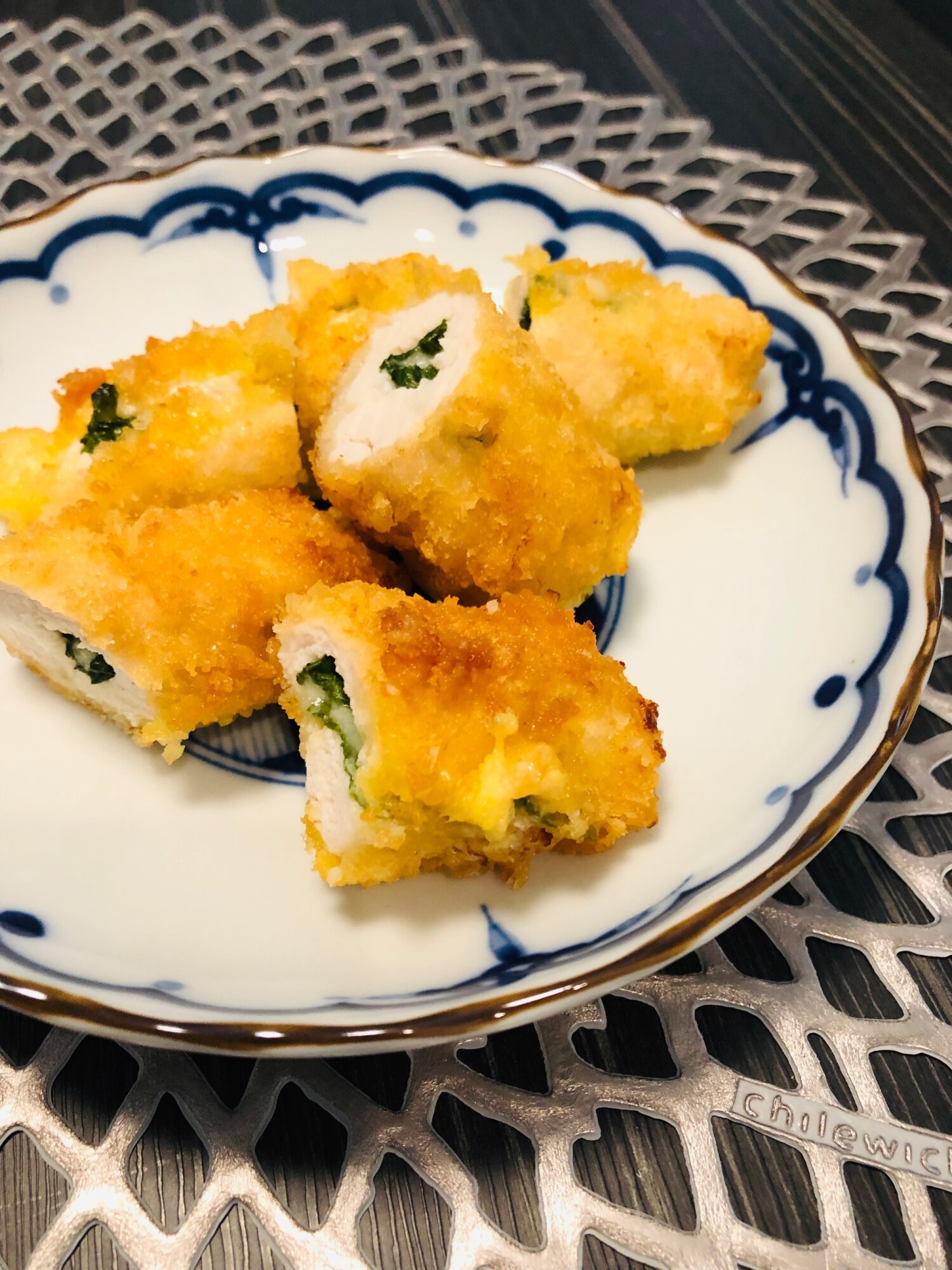 大葉ささみチーズカツ フライパンのみ レシピ 作り方 By Ma Ma Yu Mi 楽天レシピ