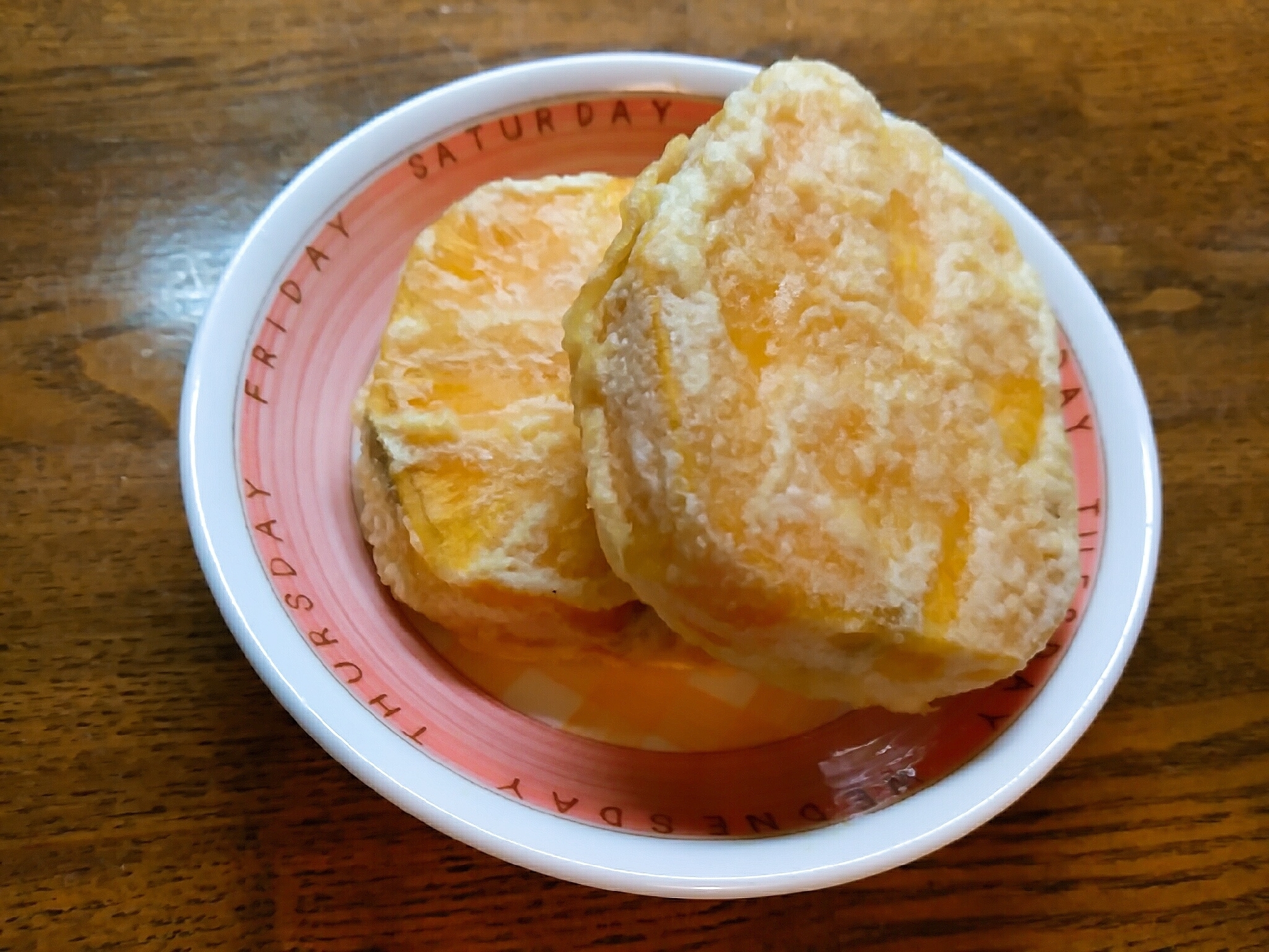 蒸し薩摩芋の天ぷら
