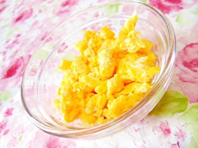 ❤マヨネーズと生姜と塩麹の炒り卵❤