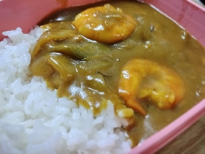 海老とチキンのカレー