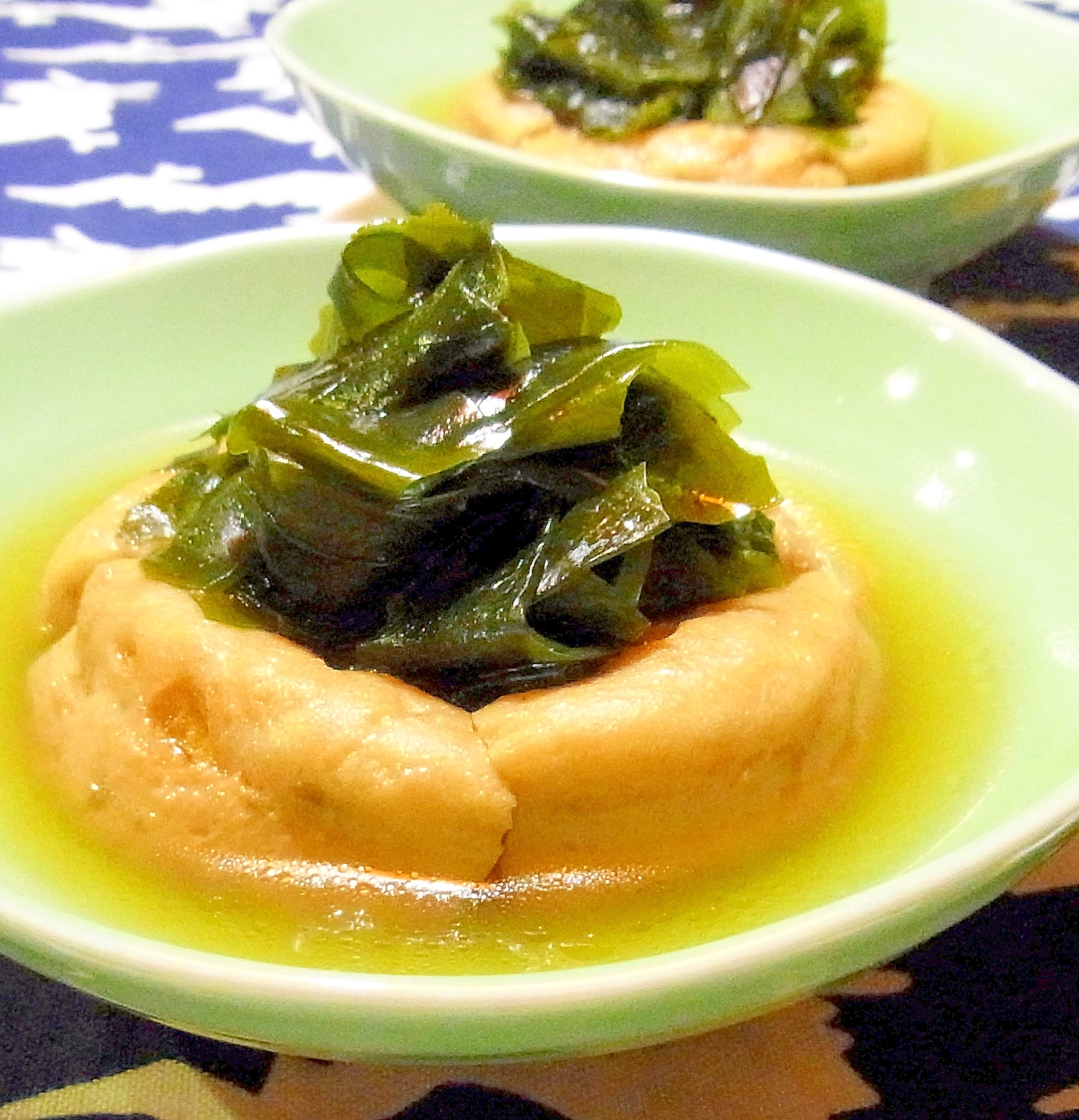 簡単！がんもどきとワカメのめんつゆ煮