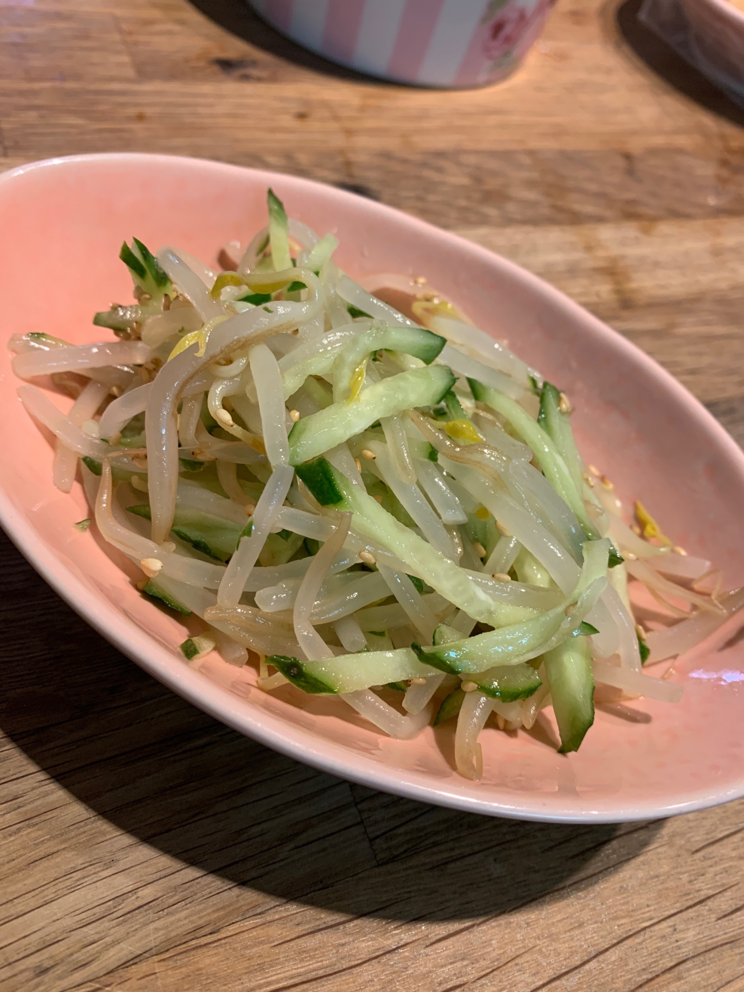 シャキシャキのコツ☆もやしときゅうりの簡単ナムル☆