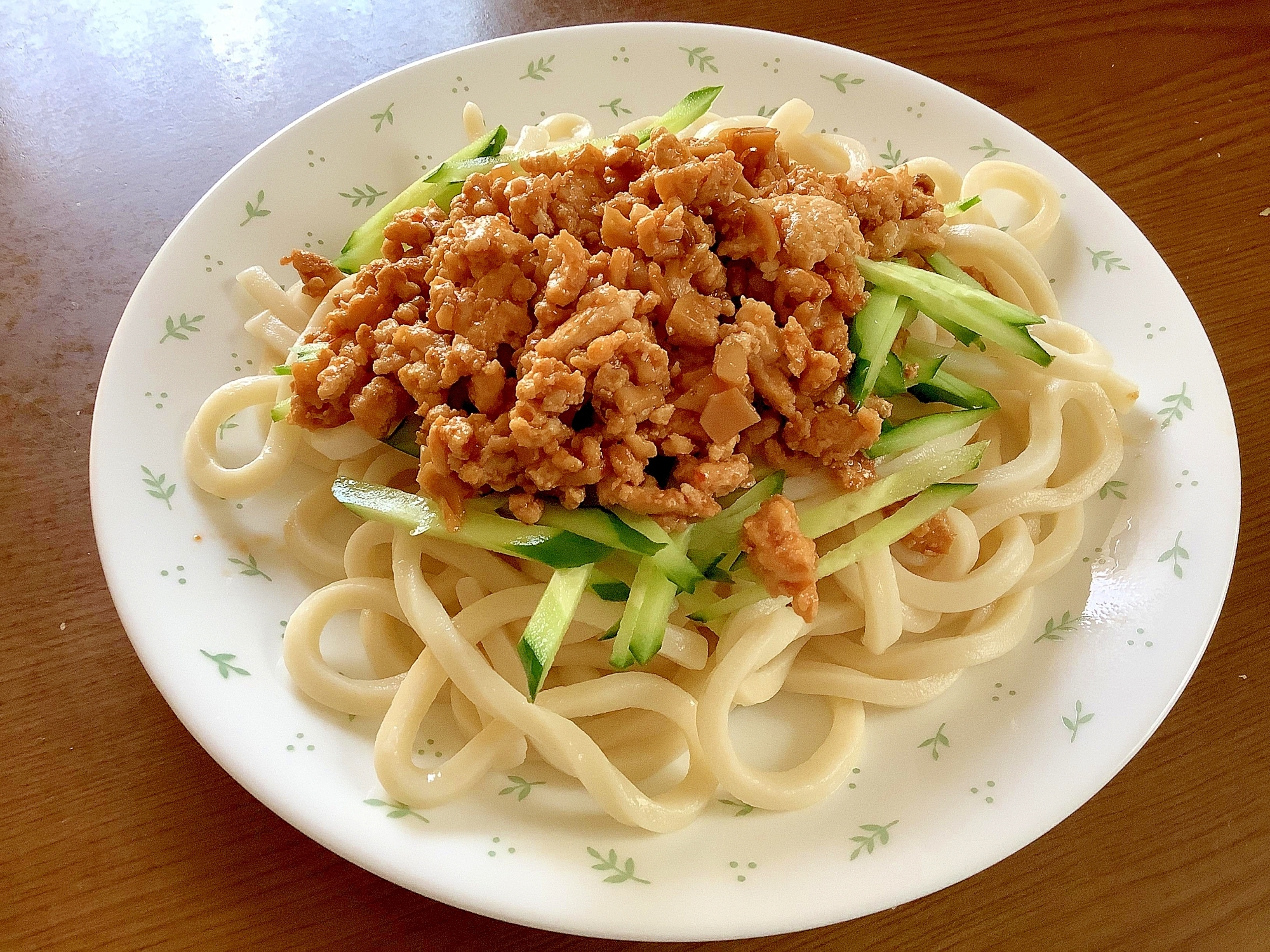 じゃじゃ麺風うどん