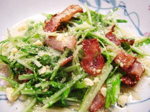 水菜のベーコンサラダ レシピ 作り方 By Leopoo 楽天レシピ 水菜のベーコンサラダ レシピ 作り方 By Leopoo 楽天レシピ