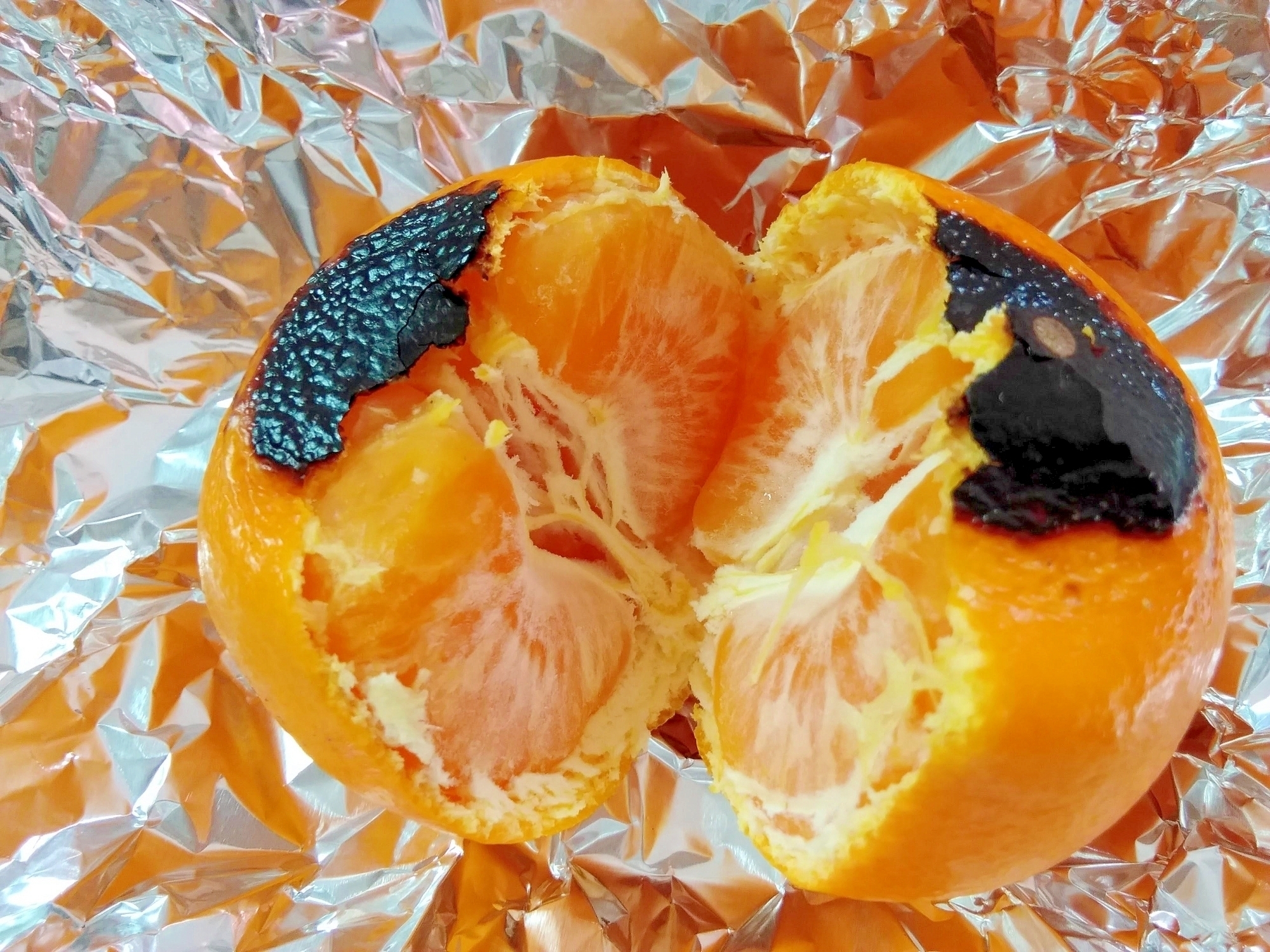 ●皮まで美味しく♪めちゃ甘焼みかん@ホットプレート