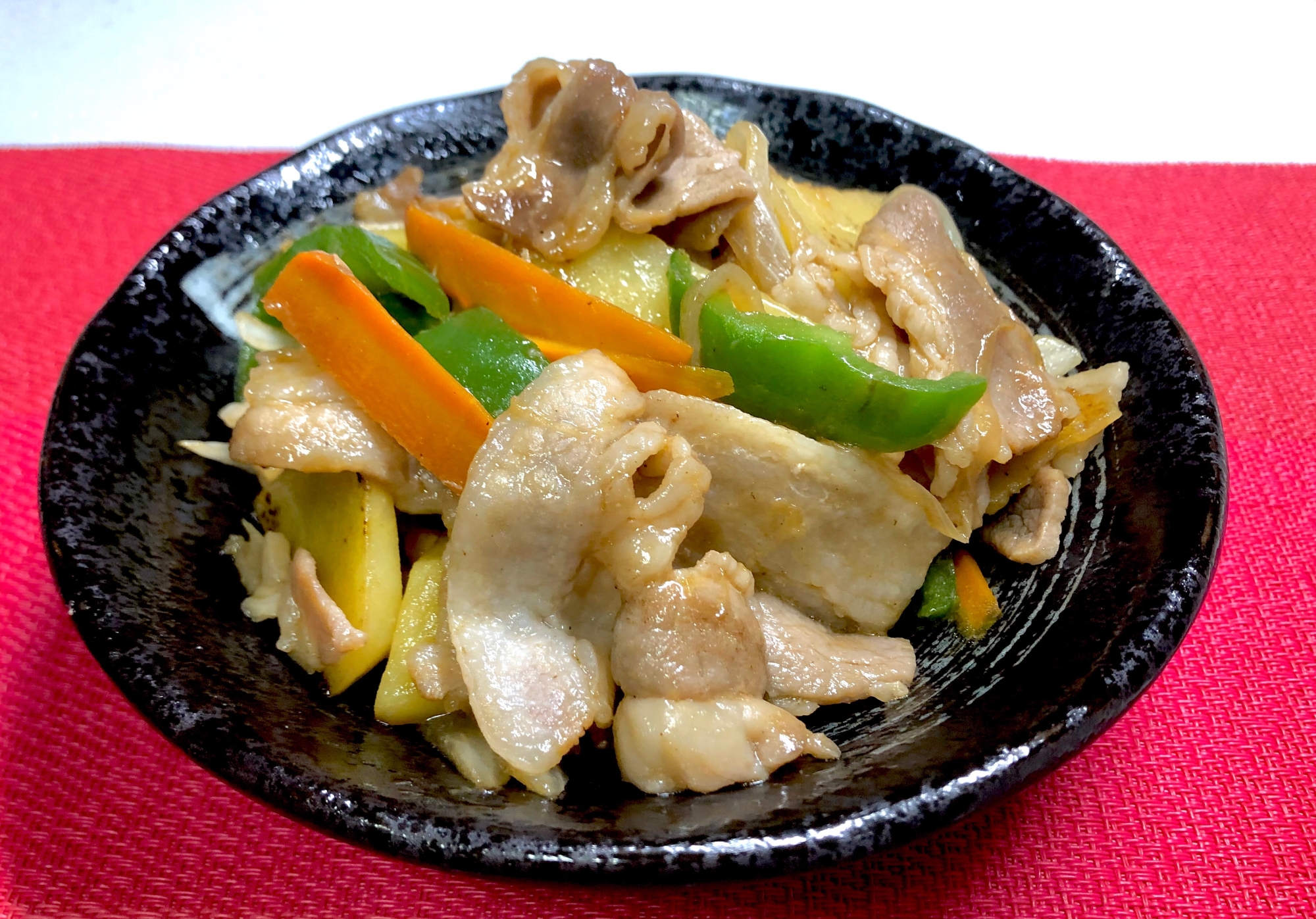 フライパンで簡単 豚バラ肉とじゃがいもの野菜炒め レシピ 作り方 By 善ちゃん 楽天レシピ フライパンで簡単 豚バラ肉とじゃがいもの野菜炒め レシピ 作り方 By 善ちゃん 楽天レシピ