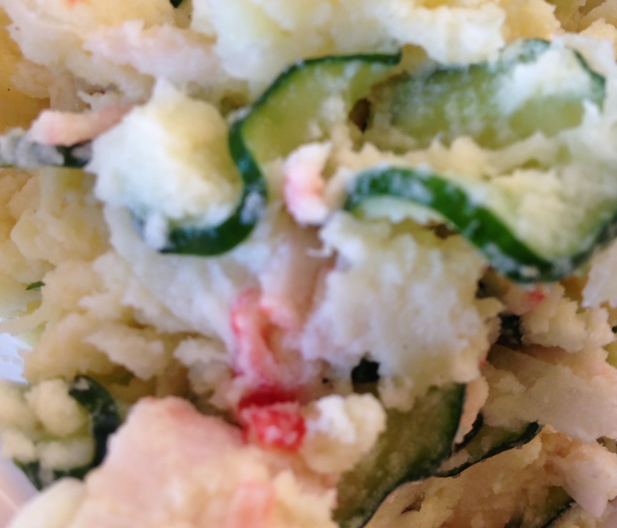 カニきゅうりポテサラ