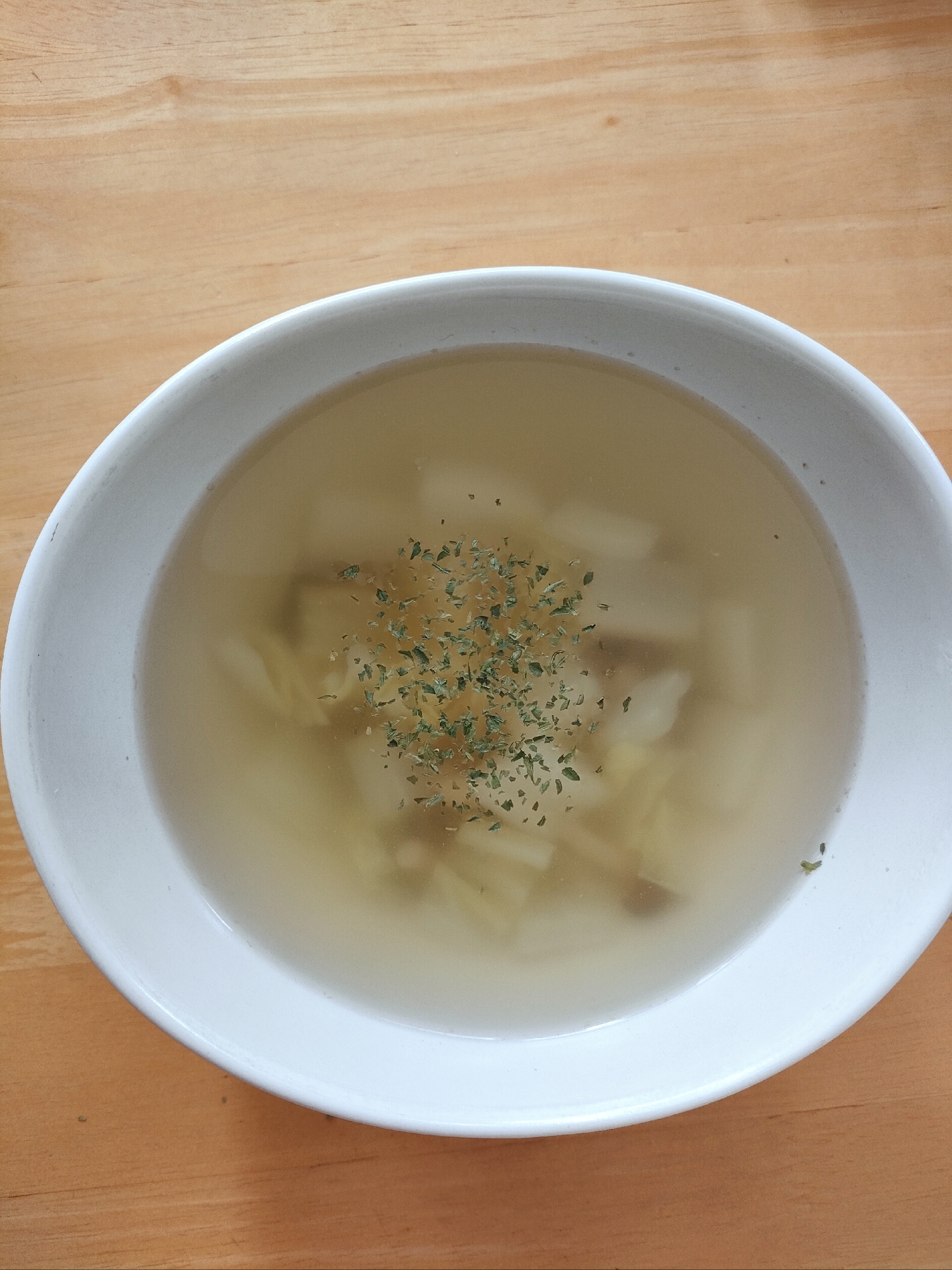 白菜とえのきのスープ