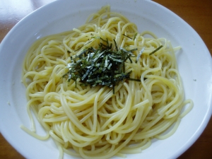 和風パスタ♪わさびのスパゲティー