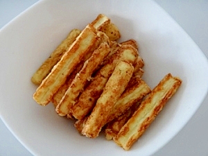 シンプルだけどおいしい♪フライドごぼう