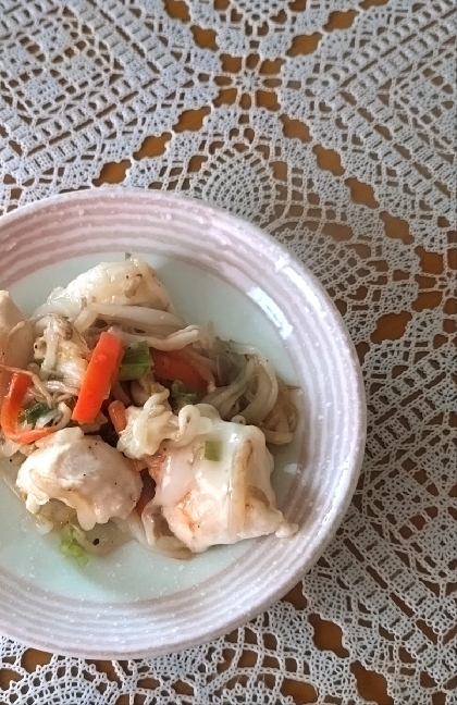 野菜と一緒に！ささみのチーズ焼き