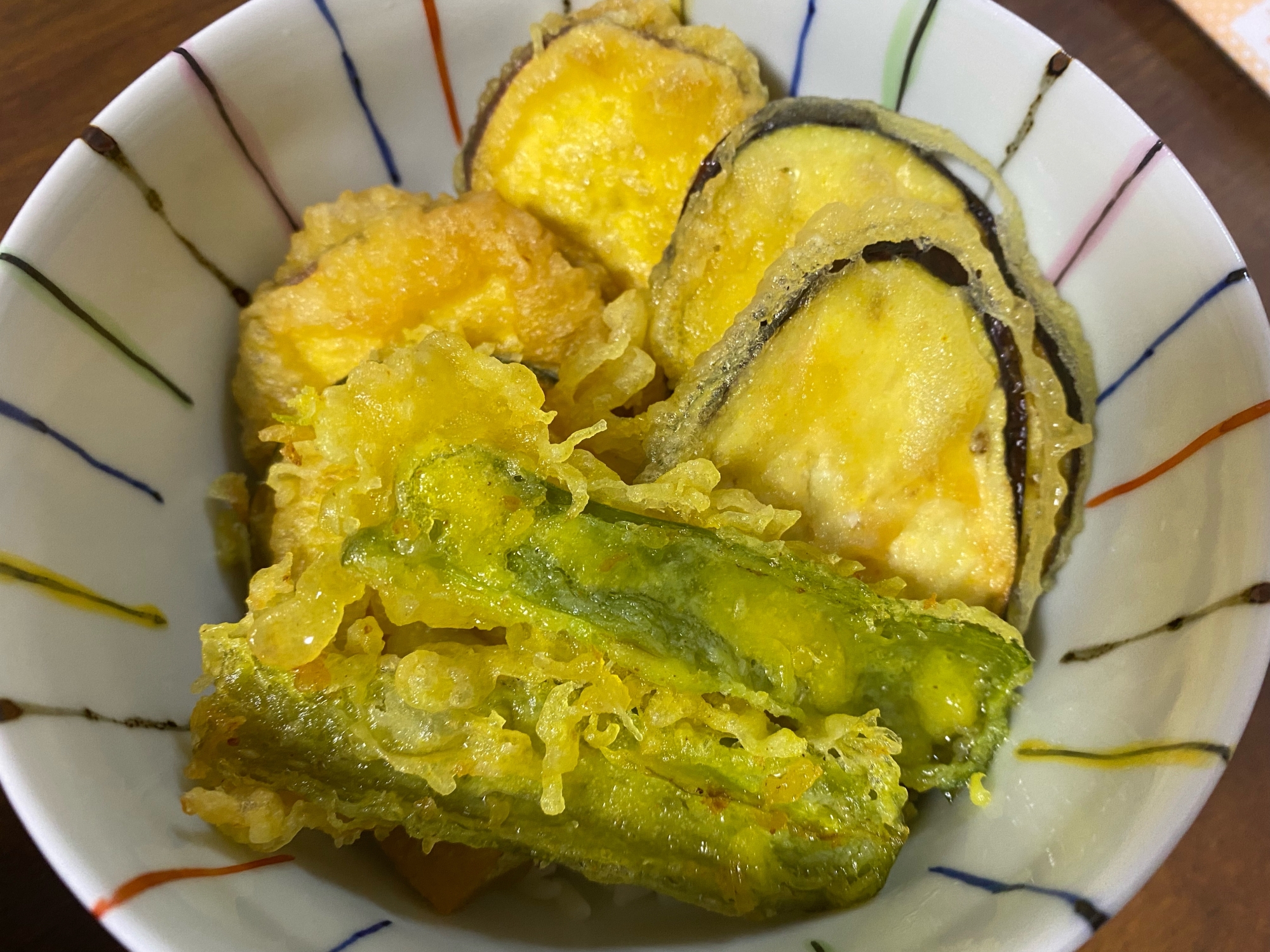 天ぷらが余ったら☆めんつゆで簡単天丼!