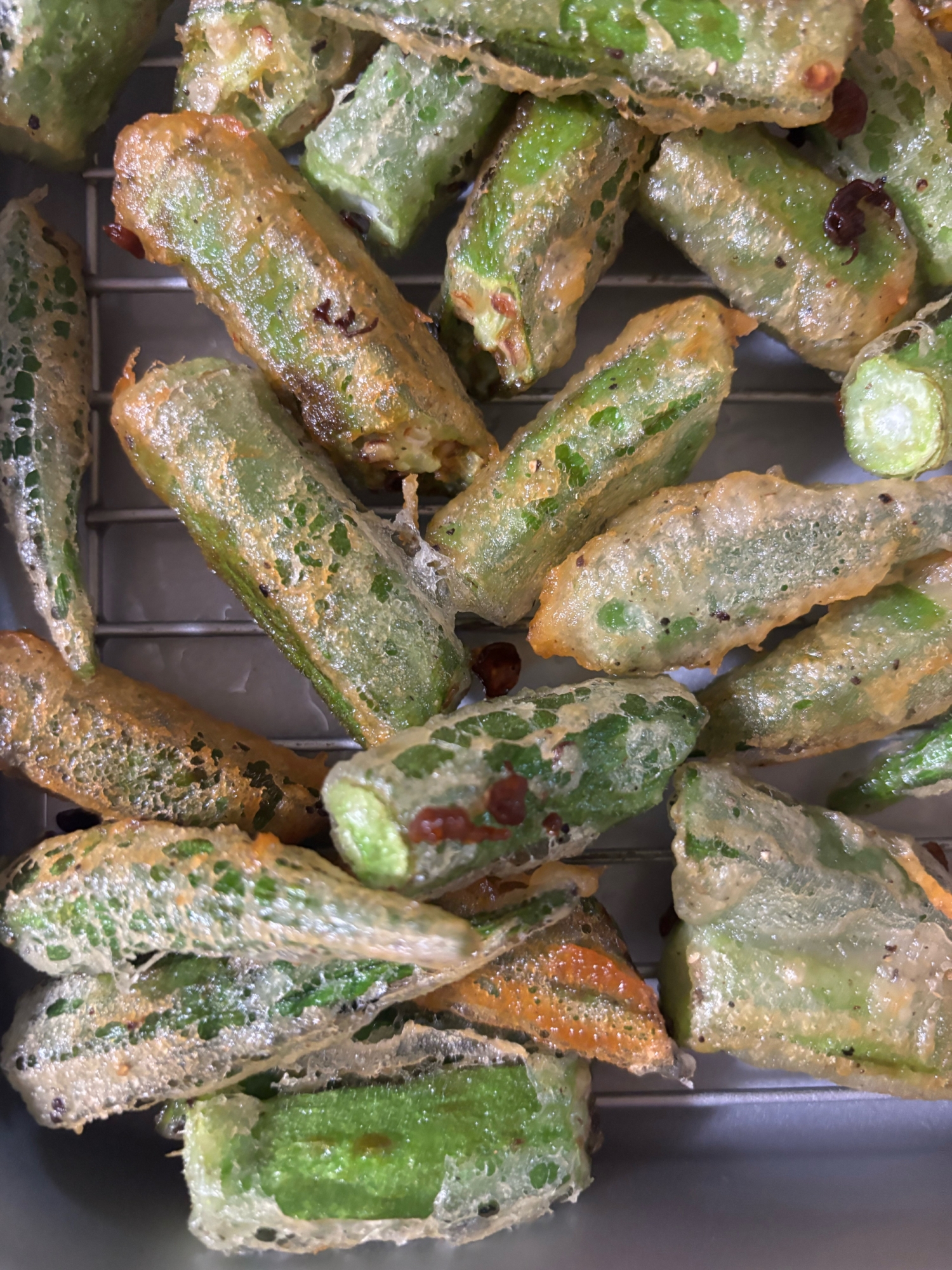 オクラの唐揚げ