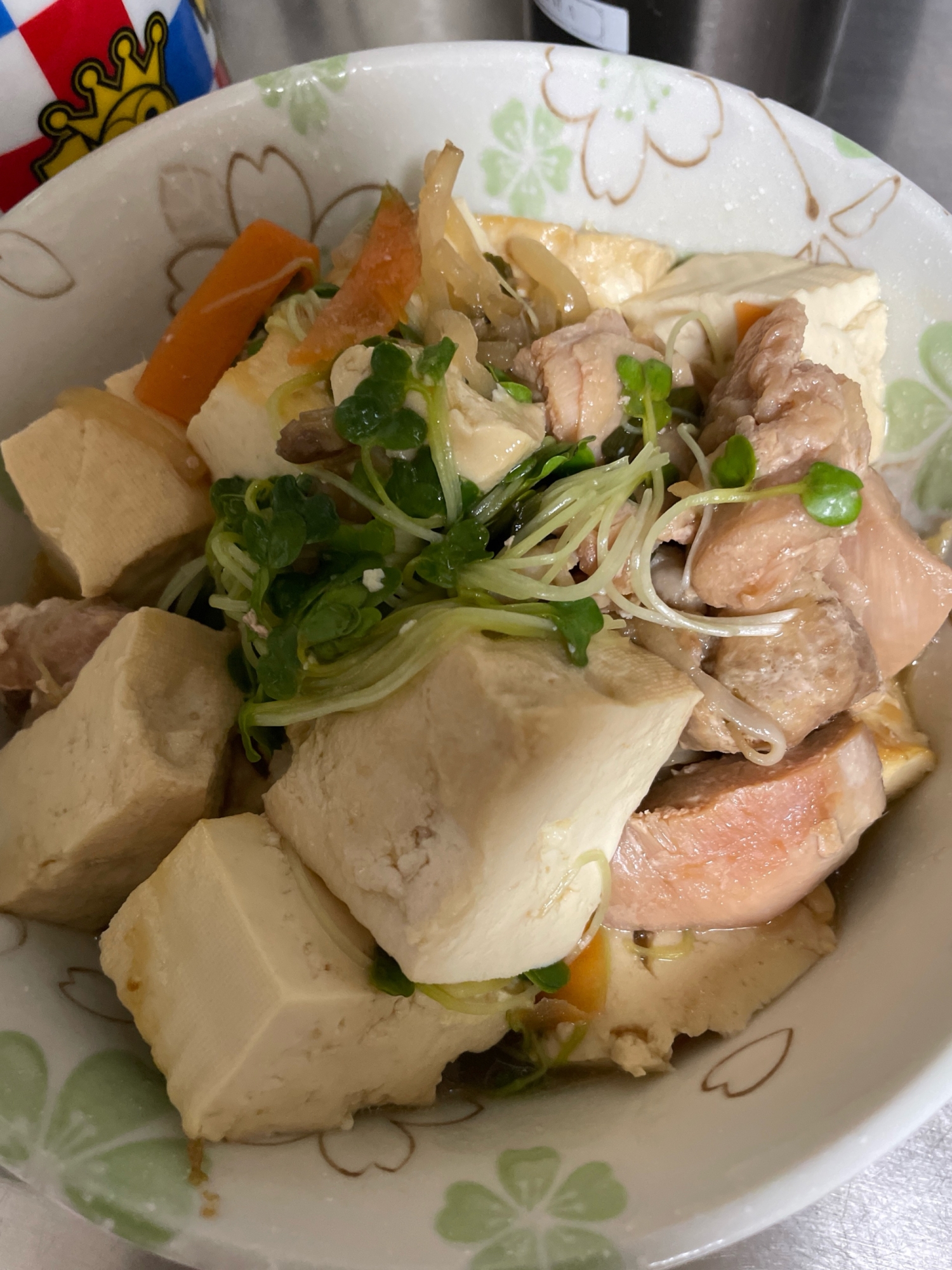 鶏もも木綿豆腐煮込み✨